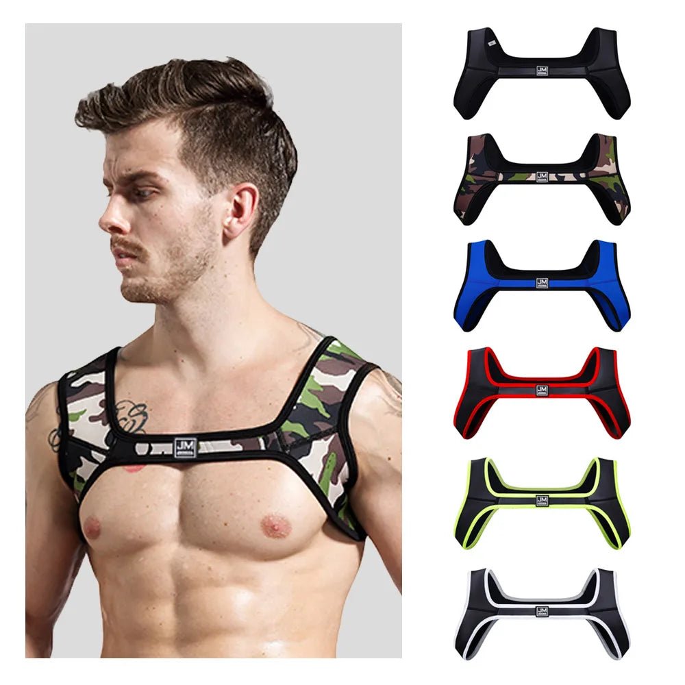 Jockmail Neoprene Harness - Mateo Starr