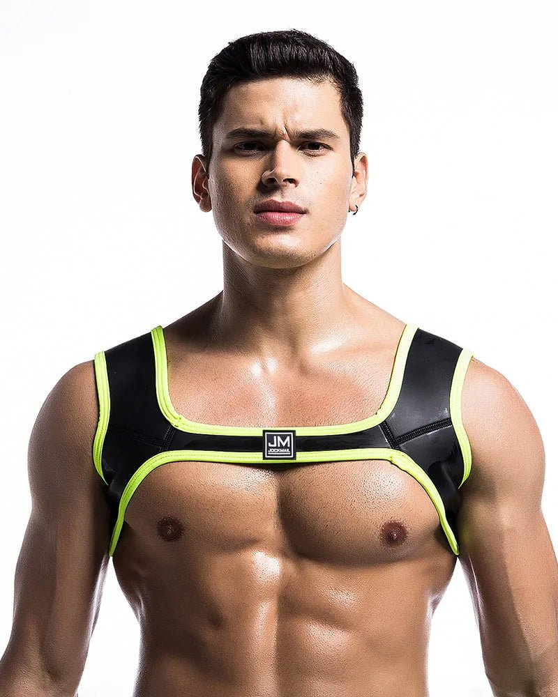 Jockmail Neoprene Harness - Mateo Starr