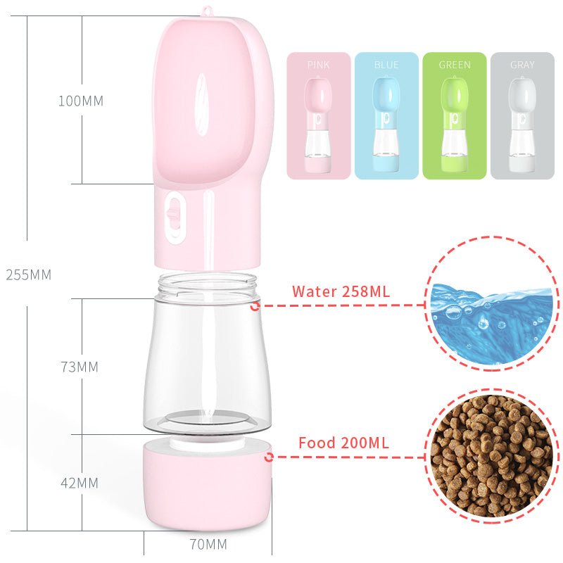 Pet Dog Water Bottle Feeder - Mateo Starr