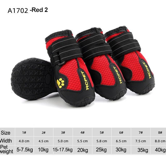 Waterproof Reflective Dog Boots - Mateo Starr