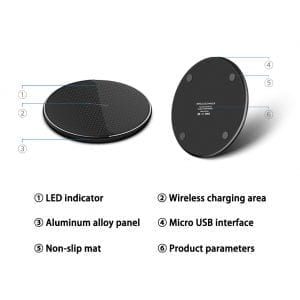 15W Fast Wireless Charger Pad - Mateo Starr
