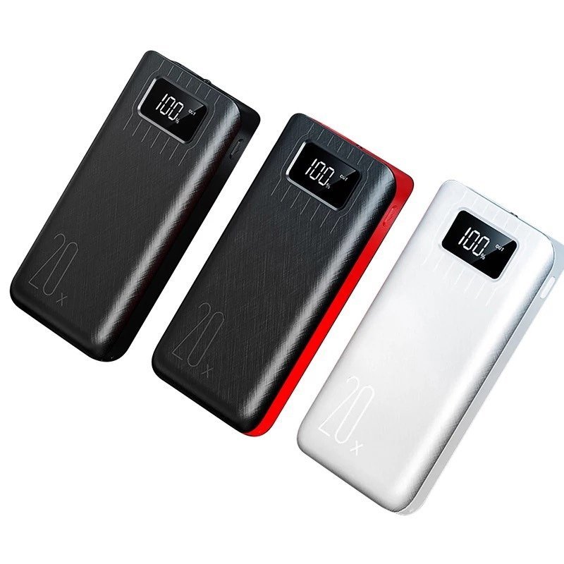 20000mAh External Battery Power Bank Dual USB With LED Flashlight - Mateo Starr