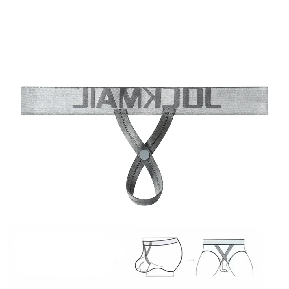 3 Piece Lot Jockmail Ringed Revelation Hollow - Out Thong - Mateo Starr
