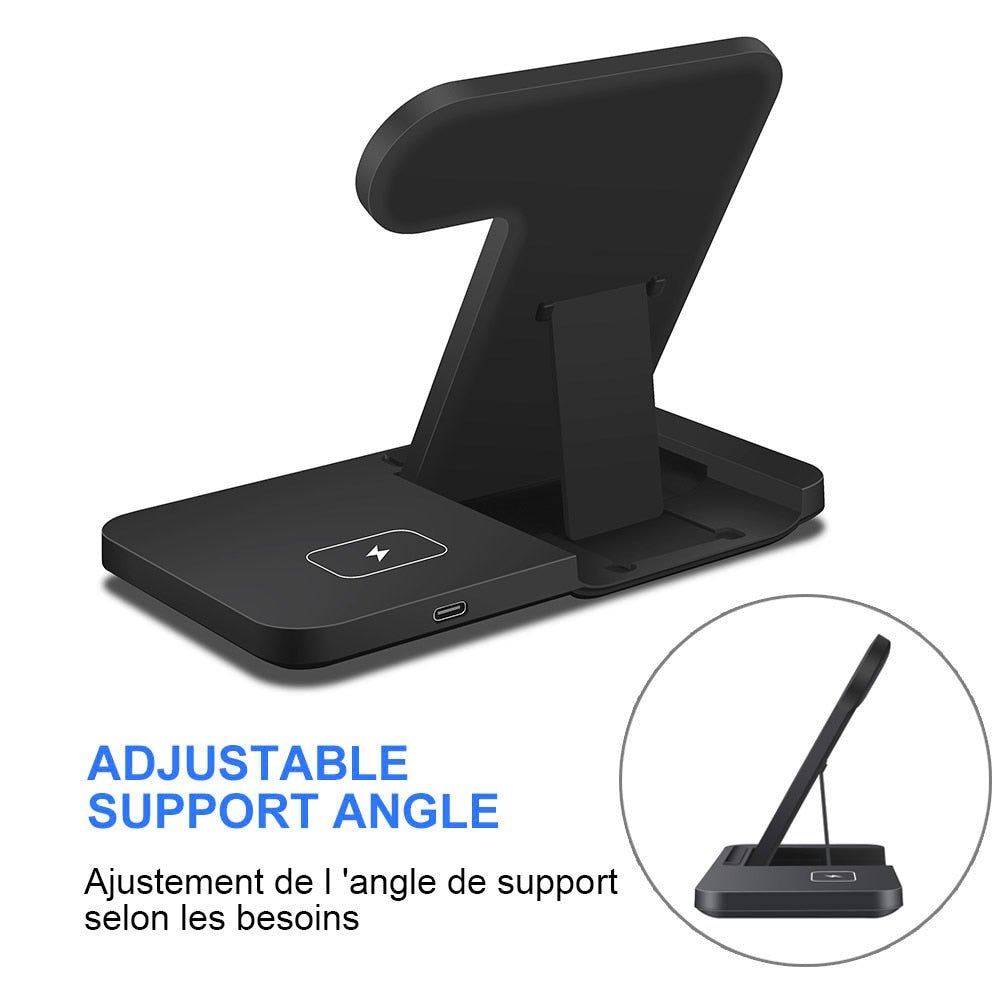 3in1 Wireless Fast Charger Dock Station - Mateo Starr