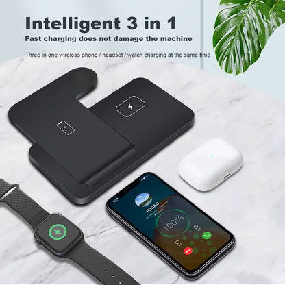 3in1 Wireless Fast Charger Dock Station - Mateo Starr