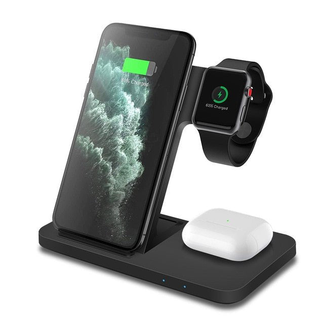 3in1 Wireless Fast Charger Dock Station - Mateo Starr