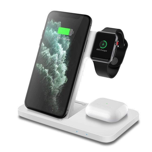 3in1 Wireless Fast Charger Dock Station - Mateo Starr