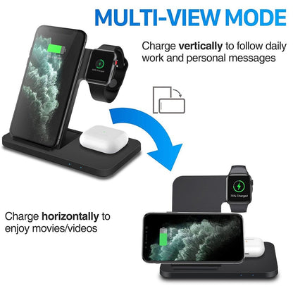 3in1 Wireless Fast Charger Dock Station - Mateo Starr
