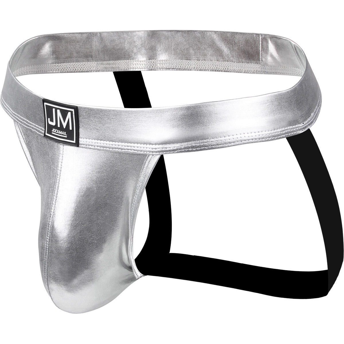 4 Piece Jockmail Erotic Edge PU Leather Jockstrap - Mateo Starr