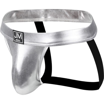 4 Piece Jockmail Erotic Edge PU Leather Jockstrap - Mateo Starr