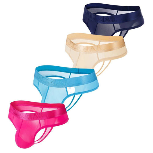 4PCS JOCKMAIL Ultra Thin Thongs - Mateo Starr