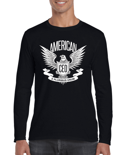 American CEO Patriotic Eagle Men's Long Sleeve Shirt - Mateo Starr