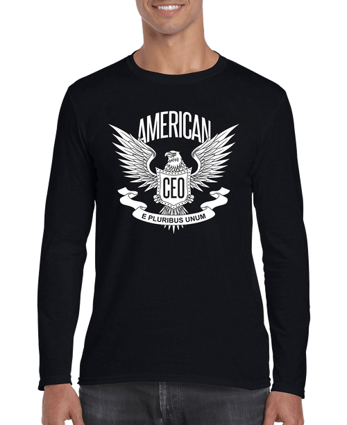 American CEO Patriotic Eagle Men's Long Sleeve Shirt - Mateo Starr