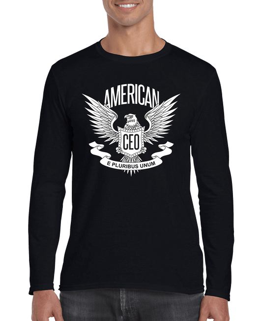 American CEO Patriotic Eagle Men's Long Sleeve Shirt - Mateo Starr
