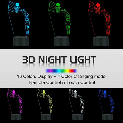 Basketball 3D Lamp - Mateo Starr
