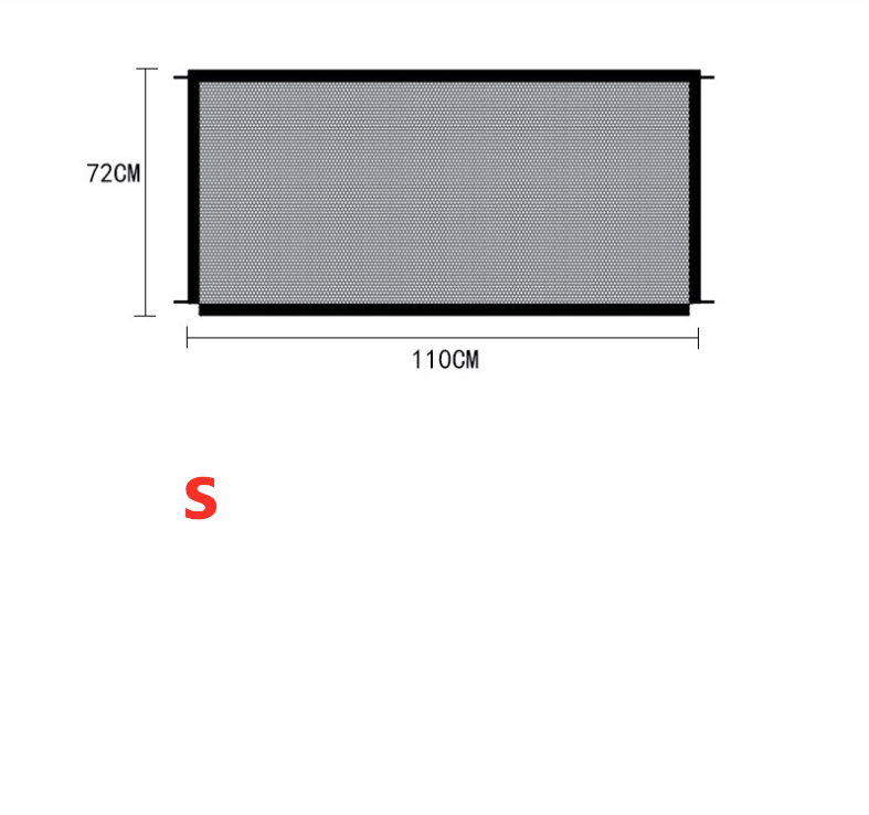 Black Foldable Protection Pet Safety Gate - Mateo Starr