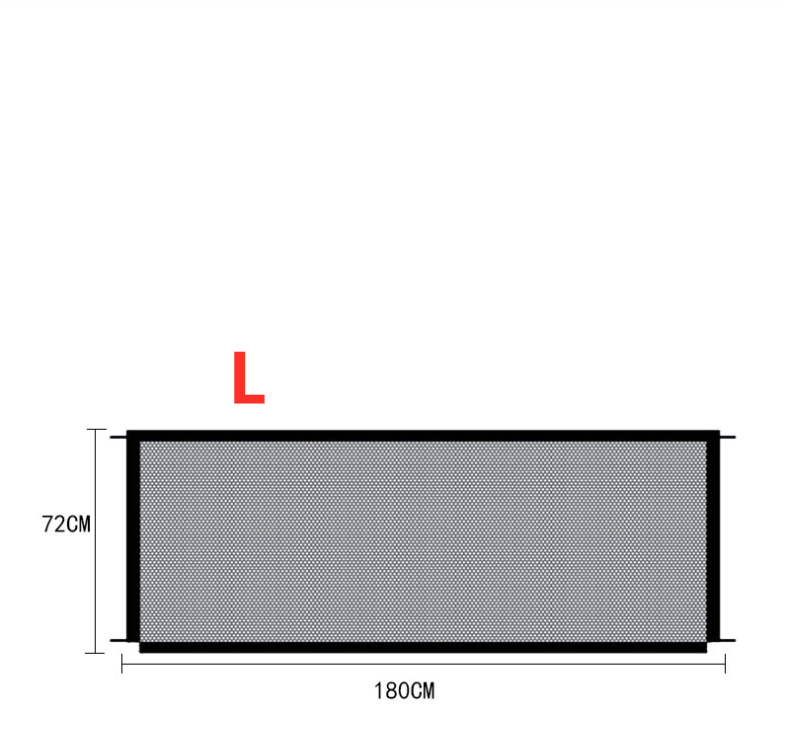 Black Foldable Protection Pet Safety Gate - Mateo Starr