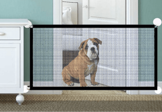 Black Foldable Protection Pet Safety Gate - Mateo Starr