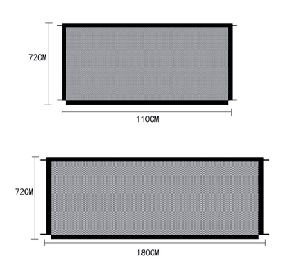 Black Foldable Protection Pet Safety Gate - Mateo Starr