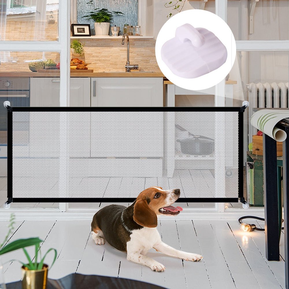 Black Foldable Protection Pet Safety Gate - Mateo Starr