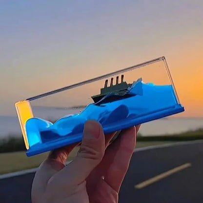 Creative Cruise Ship Fluid Drift Bottle - Mateo Starr