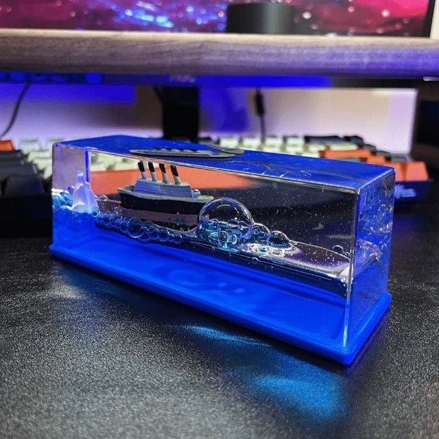 Creative Cruise Ship Fluid Drift Bottle - Mateo Starr