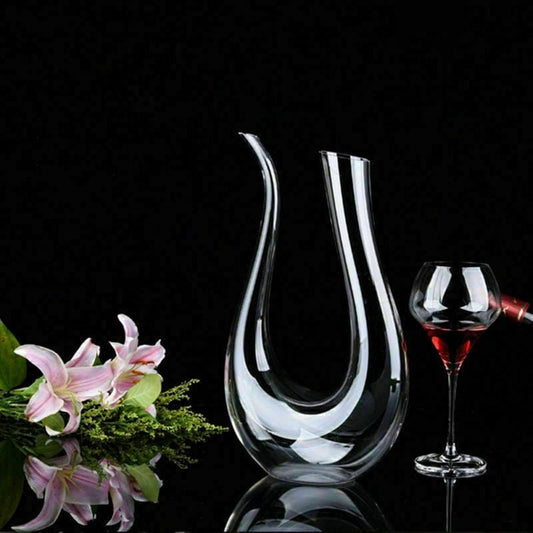 Crystal U - shaped 1500ml Wine Decanter - Mateo Starr