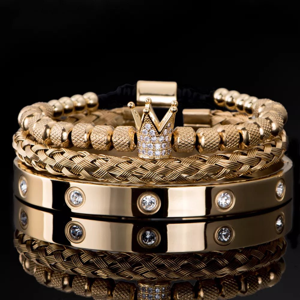 Diamond Roman Bracelets - Mateo Starr