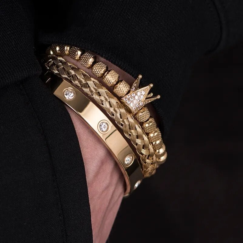 Diamond Roman Bracelets - Mateo Starr