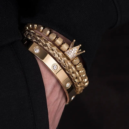 Diamond Roman Bracelets - Mateo Starr