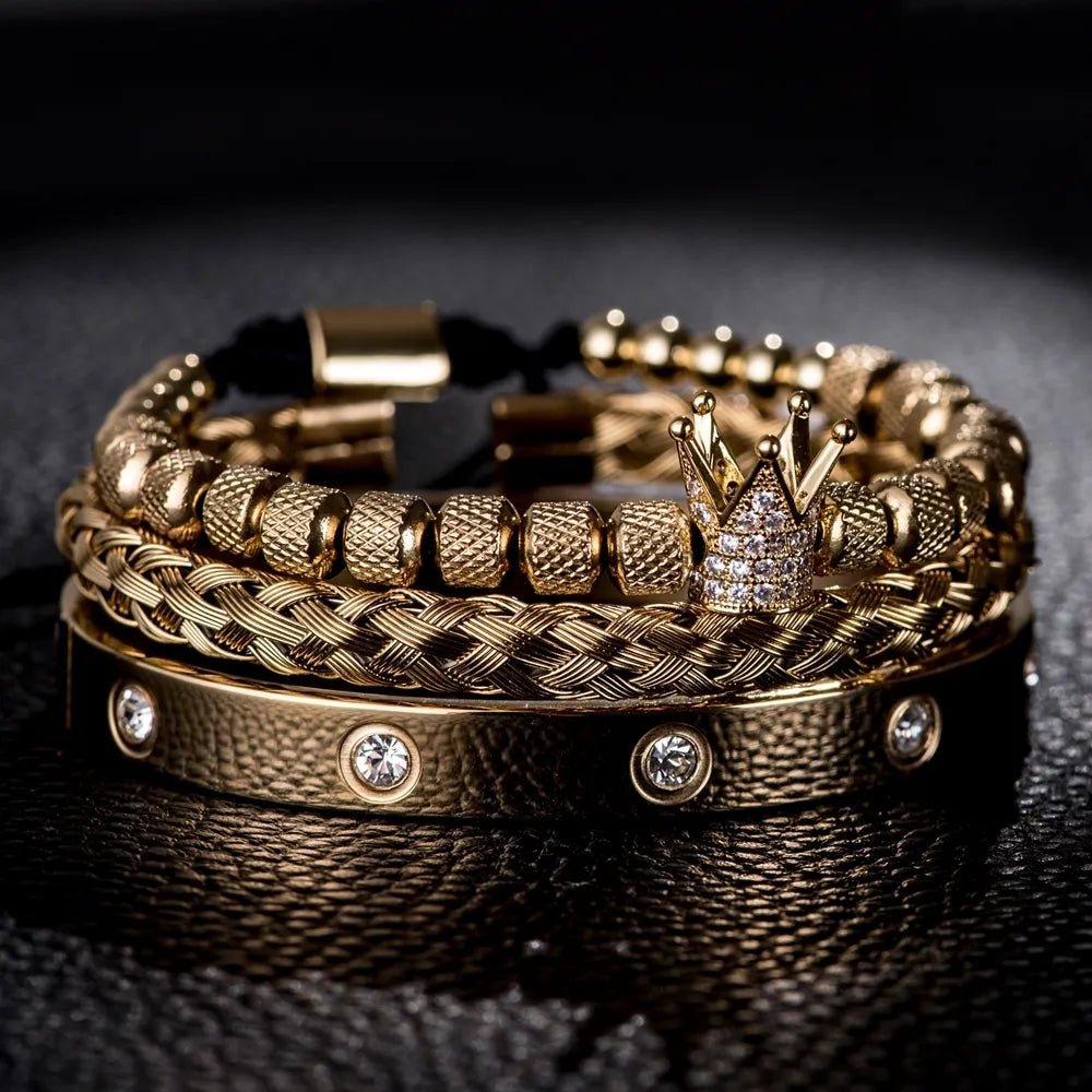 Diamond Roman Bracelets - Mateo Starr