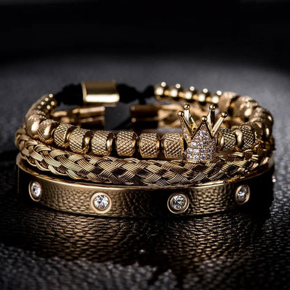 Diamond Roman Bracelets - Mateo Starr