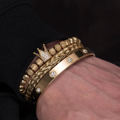 Diamond Roman Bracelets - Mateo Starr