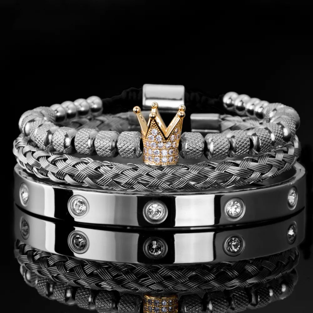 Diamond Roman Bracelets - Mateo Starr