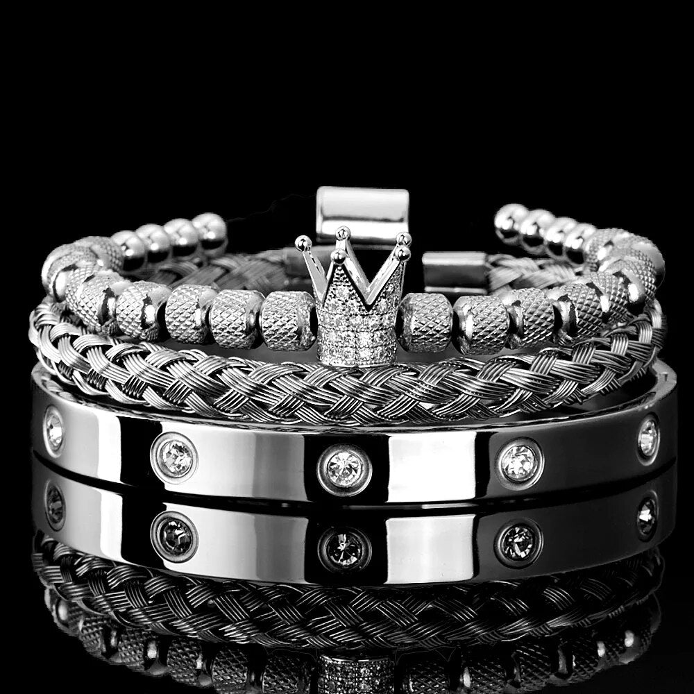 Diamond Roman Bracelets - Mateo Starr