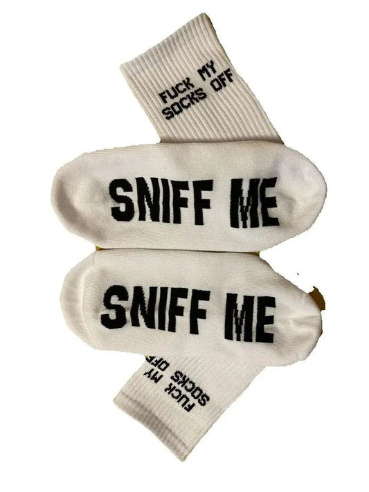 Fashion White Letter Top pattern Party Sock Men Sports Tube Streetwear Striped Socks Comfortable - Mateo Starr