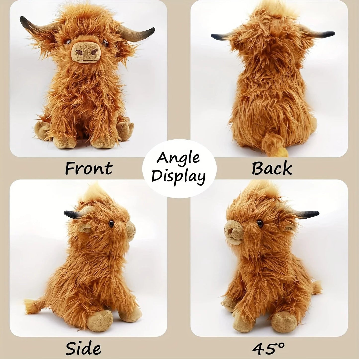 Highland Cow Plush Toy - Mateo Starr