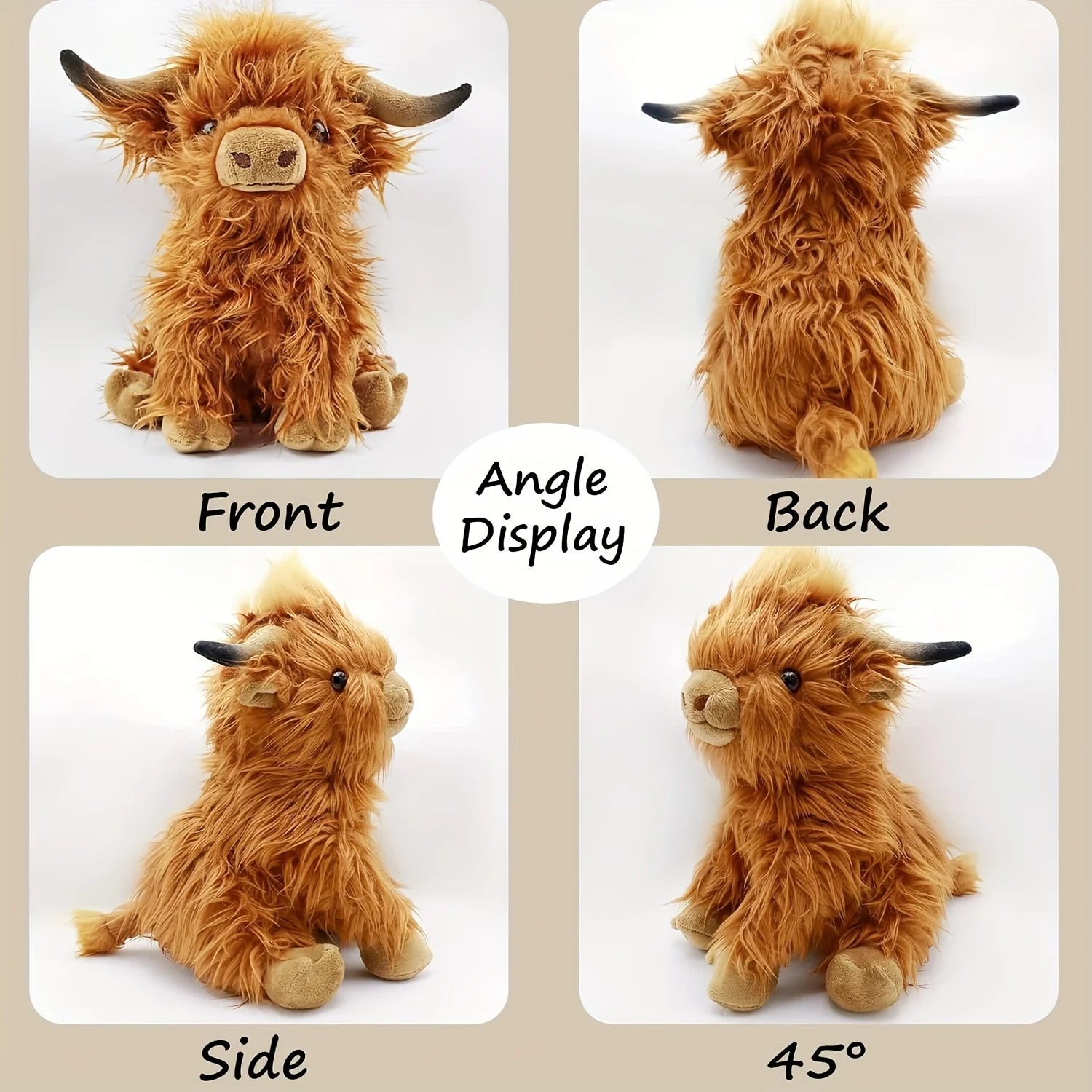 Highland Cow Plush Toy - Mateo Starr
