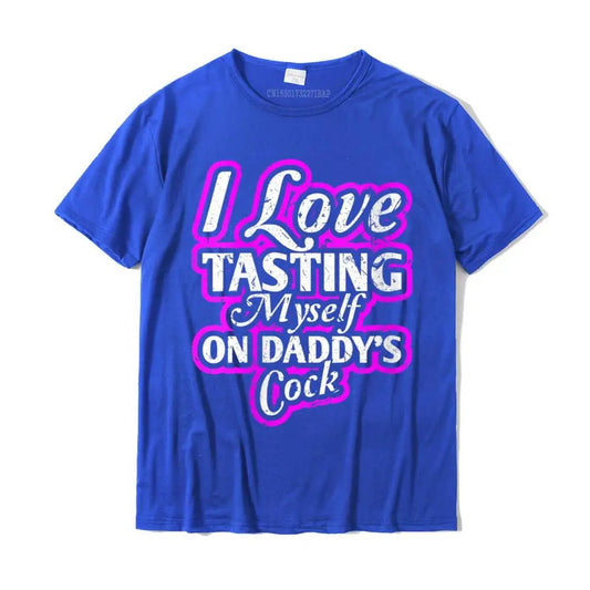 I Love Tasting Myself On Daddy's Cock Unisex T-Shirt - Mateo Starr