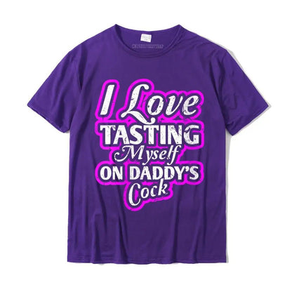 I Love Tasting Myself On Daddy's Cock Unisex T-Shirt - Mateo Starr