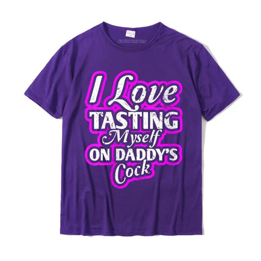 I Love Tasting Myself On Daddy's Cock Unisex T-Shirt - Mateo Starr