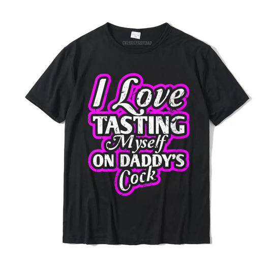 I Love Tasting Myself On Daddy's Cock Unisex T-Shirt - Mateo Starr