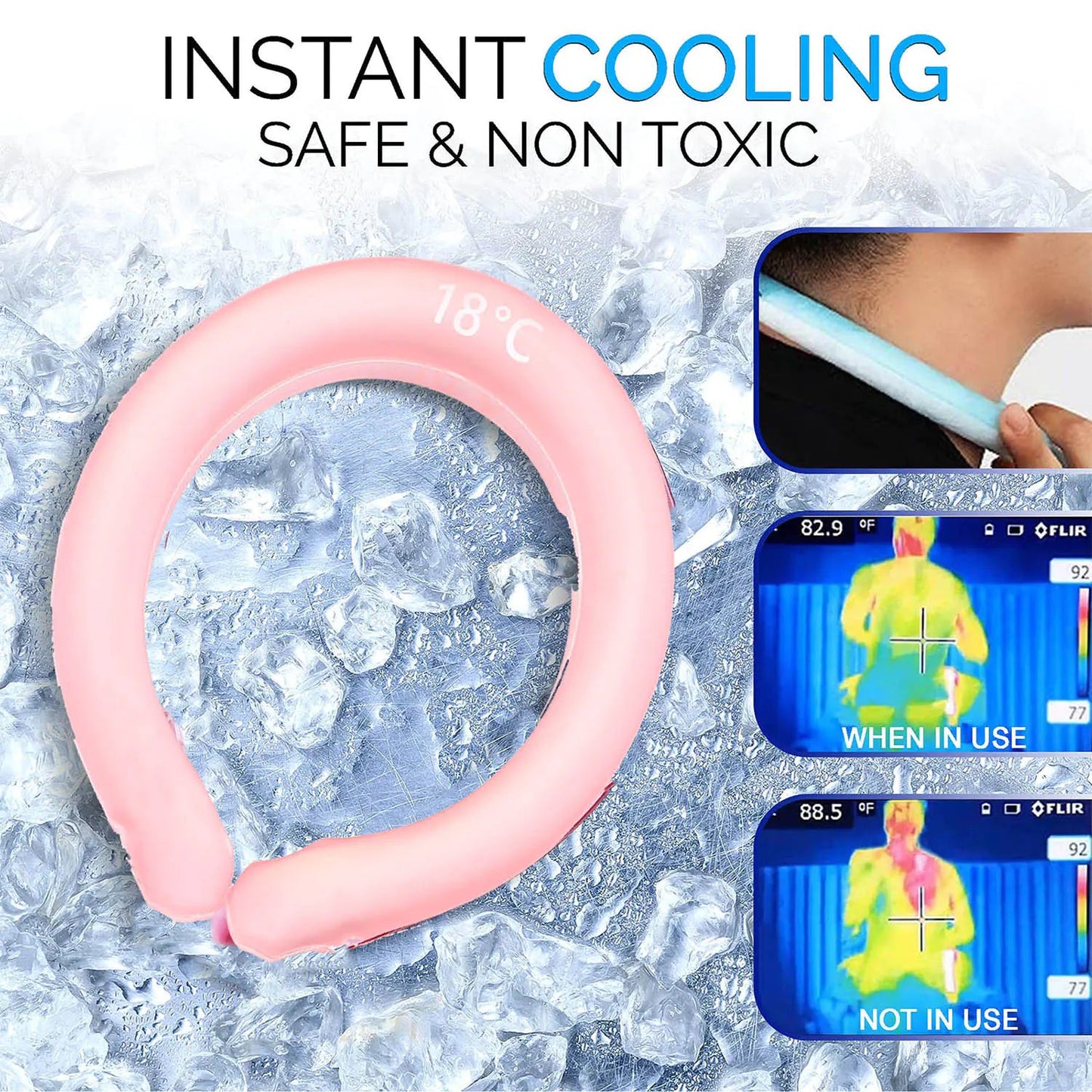 Ice Maker Cooling Tube Cooling Neck Wraps - Mateo Starr