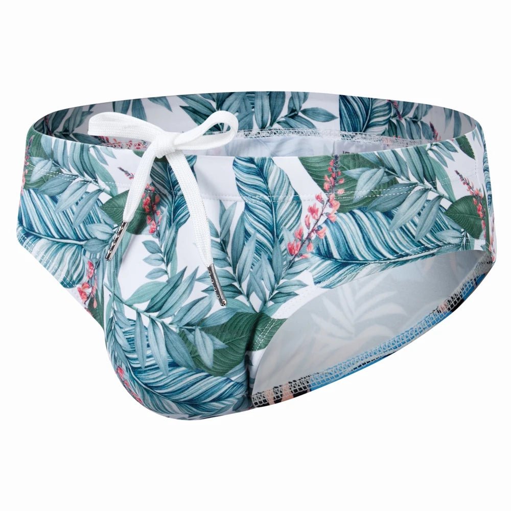 Jockmail Jungle Funk Push - Up Swim Trunks - Mateo Starr