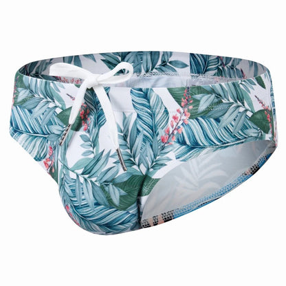 Jockmail Jungle Funk Push - Up Swim Trunks - Mateo Starr