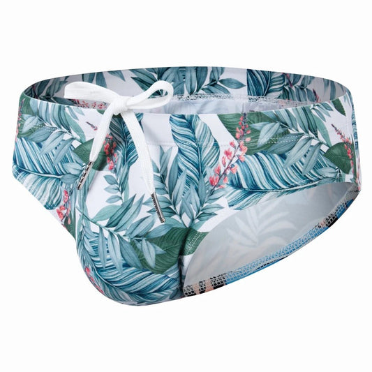 Jockmail Jungle Funk Push - Up Swim Trunks - Mateo Starr