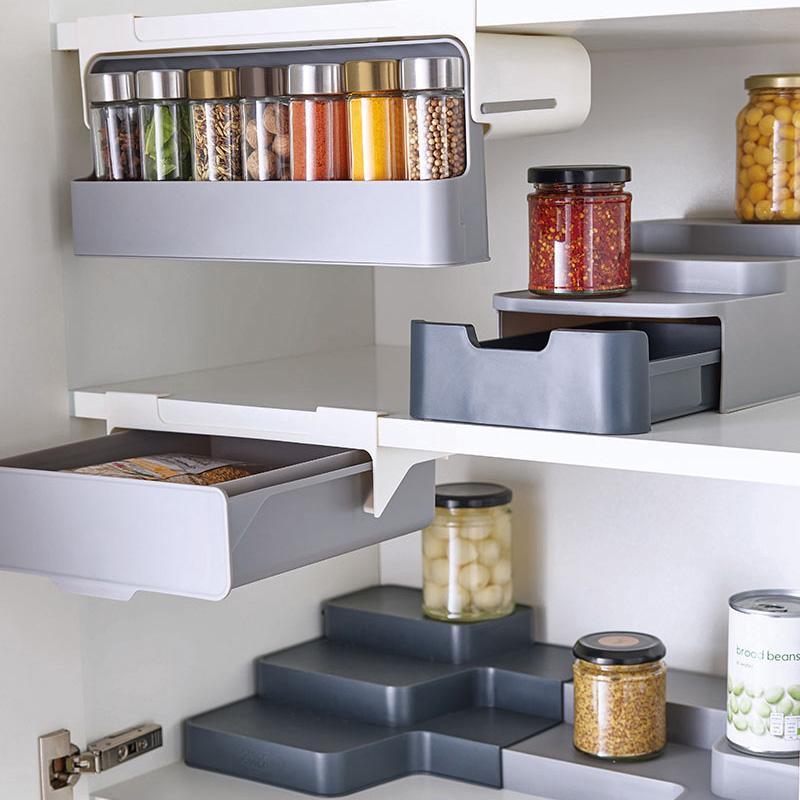 Kitchen Self - Adhesive Wall - Mounted Spice Organizer - Mateo Starr