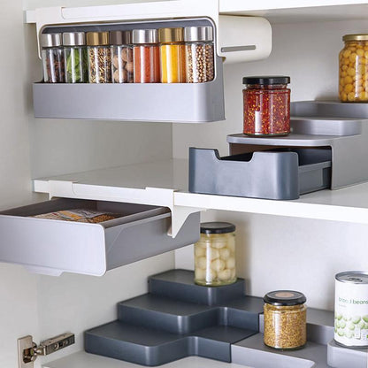 Kitchen Self - Adhesive Wall - Mounted Spice Organizer - Mateo Starr