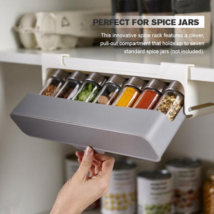 Kitchen Self - Adhesive Wall - Mounted Spice Organizer - Mateo Starr
