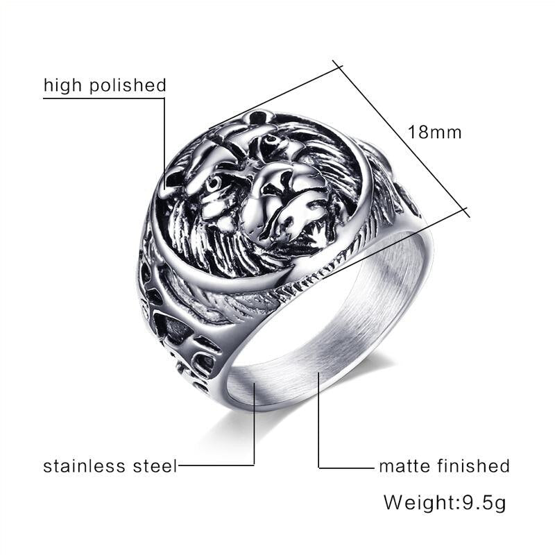 Lion Head Rings - Mateo Starr